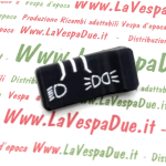 Pulsante interruttore luci fari stampato 3D VESPA 50 125 HP V FL FL2 N XL Nero coperchio ricambio commutatore 