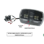 Gruppo ottico faro anteriore LED SIEM completo  PER VESPA 50 SPECIAL ELESTART r.o. 126648 166694 1266695 123518 191192