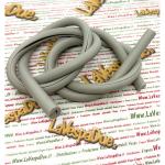 Par de perfiles grises para escudo LAMBRETTA LI 3ª serie