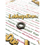 Dado per perno di collegamento piastra barra di torsione per APE 125 150 A AB AC PENTARO APA1T APB1T prodotto originale NOS serraggio perno da inserire sul triangolo per unire la piastra in bachelite della sospensione alla barra di torsione