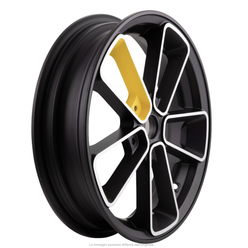 Cerchio ruota SIP SERIES PORDOI 3.0 x 13" ET20 5x86 per VESPA 125 150 200 250 300 GTS SUPER SUPER GTV GT 60 GT GT adattabile GILERA FUOCO 500 PIAGGIO MP3 125 500 cerchione anteriore e posteriore tubeless 300 13 5 86 conversione modifica 12 a 13"  