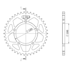 Corona in alluminio P520 - Z41 disegno 36801 per APRILIA 1000 RSV4 RF RR SL FALCO 1100 RSV4 E5 FACTORY E4 E5