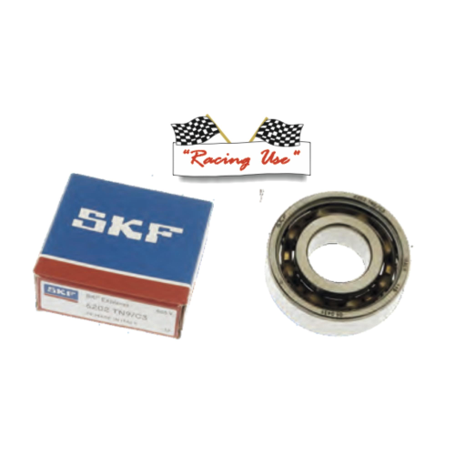 Cuscinetto SKF 6202-TN9-C3 15 x 35 x 11 Albero motore PIAGGIO 50 CIAO BRAVO BOXER BOSS GRILLO SI CBA r.o. 102258 con gabbia in poliammide e ruota anteriore VESPA 80 125 150 200 PX ARCOBALENO