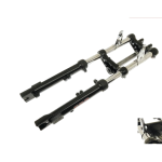 Forcella idraulica PIAGGIO 50 CIAO a doppio pompante ad alte prestazioni steli ø 28 mm predisposta per montaggio freno a disco