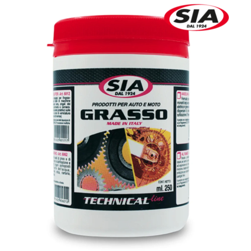 Grasso SIA al litio ml 250 speciale multiuso indicato per cuscinetti VESPA APE LAMBRETTA