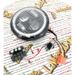 Gruppo ottico faro anteriore LED SIEM completo per VESPA PX 125 150 P 200 E ARCOBALENO r.o. 139616 1R000267 163685