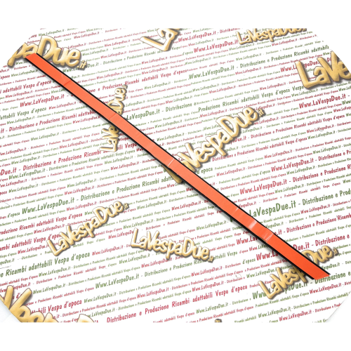 Fregio sinistro bianco per sportello posteriore per VESPA 50 PK XL RUSH dal 1988 al 1989 V5X4T in gomma r.o. 248221 fiancatina