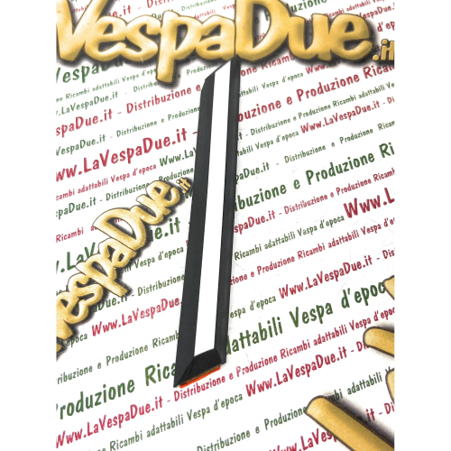 Fregio sinistro bianco per parafango anteriore per VESPA 50 PK XL RUSH dal 1988 al 1989 V5X4T in gomma r.o. 248224