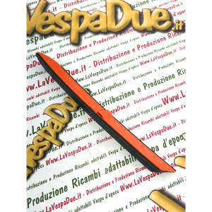 Fregio sinistro bianco per parafango anteriore per VESPA 50 PK XL RUSH dal 1988 al 1989 V5X4T in gomma r.o. 248224