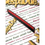 Fregio sinistro rosso per parafango anteriore per VESPA 50 PK XL RUSH dal 1988 al 1989 V5X4T in gomma r.o. 248177