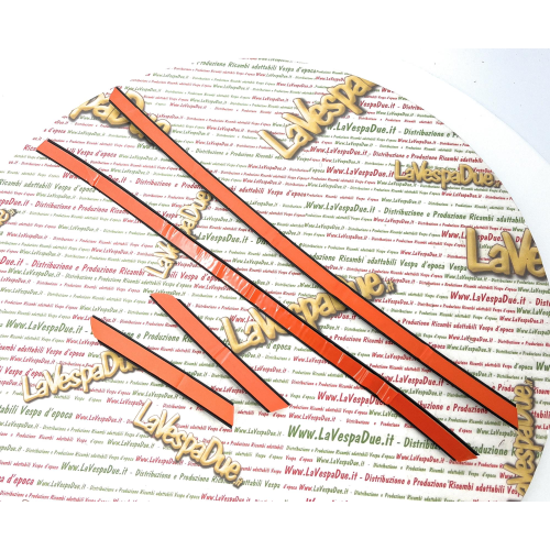 Set 4 fregi bianchi per VESPA 50 PK XL RUSH dal 1988 al 1989 V5X4T modanature in gomma r.o. 248221 248222 248223 248224 per parafango anteriore e sportello posteriore