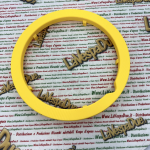 Anello Copri dadi ruota cerchio 3D GIALLO Stampato 3D VESPA 50 125 PK XL HP S FL AUTOMATICA PLURIMATIC RUSH N FL2 EFFETTO CARBONIO ottima qualità e resistenza 