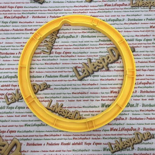 Anello Copri dadi ruota cerchio 3D GIALLO Stampato 3D VESPA 50 125 PK XL HP S FL AUTOMATICA PLURIMATIC RUSH N FL2 EFFETTO CARBONIO ottima qualità e resistenza 