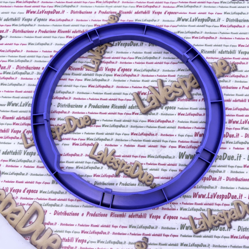 Anello Copri dadi ruota cerchio 3D BLU Stampato 3D VESPA 50 125 PK XL HP S FL AUTOMATICA PLURIMATIC RUSH N FL2 EFFETTO CARBONIO ottima qualità e resistenza 