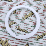 Anello Copri dadi ruota cerchio 3D BIANCO Stampato 3D VESPA 50 125 PK XL HP S FL AUTOMATICA PLURIMATIC RUSH N FL2 EFFETTO CARBONIO ottima qualità e resistenza 