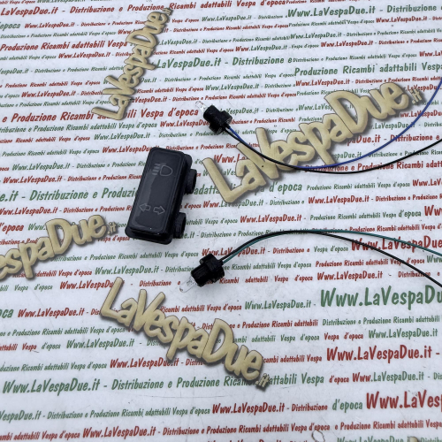 Spia spie manubrio FUME' stampata 3D per VESPA PK 50 80 100 125 S SS automatica indicatore luci e frecce per manubrio r.o. 178935 spia di controllo  