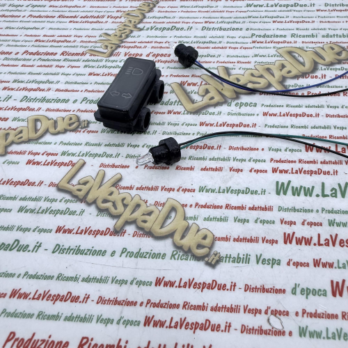 Spia spie manubrio FUME' stampata 3D per VESPA PK 50 80 100 125 S SS automatica indicatore luci e frecce per manubrio r.o. 178935 spia di controllo  