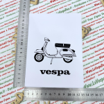 Tasca Porta documenti vintage BIANCO per VESPA 125 ET3 PRIMAVERA ideale per GT GTR SPRINT VELOCE TS RALLY GS SS GL N L R  portadocumenti