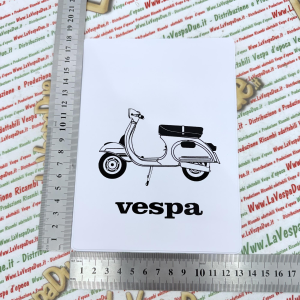 Tasca Porta documenti vintage BIANCO per VESPA 125 ET3 PRIMAVERA ideale per GT GTR SPRINT VELOCE TS RALLY GS SS GL N L R  portadocumenti