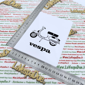 Tasca Porta documenti vintage BIANCO per VESPA 125 ET3 PRIMAVERA ideale per GT GTR SPRINT VELOCE TS RALLY GS SS GL N L R  portadocumenti