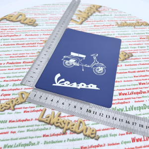 Tasca Porta documenti vintage BLU per VESPA 125 150 160 180 200 GT GTR SPRINT VELOCE TS RALLY GS SS GL  portadocumenti