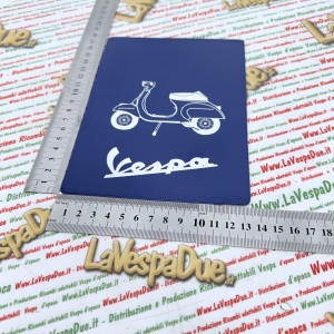 Tasca Porta documenti vintage BLU per VESPA 50 90 125 SPECIAL ETS N L R SS S ELESTART portadocumenti