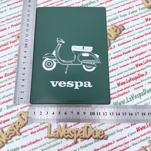 Tasca Porta documenti vintage VERDE per VESPA 125 ET3 PRIMAVERA ideale per GT GTR SPRINT VELOCE TS RALLY GS SS GL N L R  portadocumenti