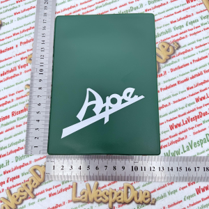 Tasca Porta documenti vintage VERDE per PIAGGIO APE MP CAR FL FL2 FL3 P MIX TM P CALESSINO A1 A11 AB AC MAX DIESEL POKER P601 P703 portadocumenti