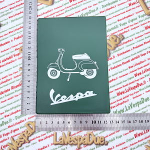 Tasca Porta documenti vintage VERDE per VESPA 50 90 125 SPECIAL ETS N L R SS S ELESTART portadocumenti