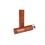 Coppia manopole cuoio old stile per VESPA PX 80 125 150 200 nuovo tipo  tutte 