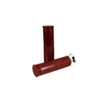 Coppia manopole marrone old stile per VESPA PX 80 125 150 200 nuovo tipo  tutte 