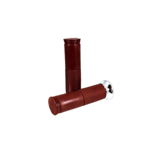 Coppia manopole marrone old stile per VESPA PX 80 125 150 200 nuovo tipo  tutte 