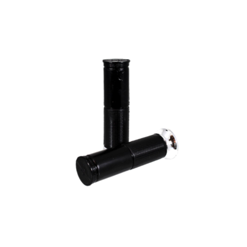 Coppia manopole nere old stile per VESPA PX 80 125 150 200 nuovo tipo  tutte 