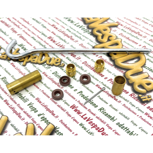 Kit completo per revisione rubinetto benzina per VESPA 125 dal V1T al telaio V15T cambio a bacchetta prodotto italiano