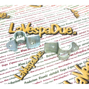 Coppia staffe cavalletto per VESPA 50 125 150 200 PK S XL HP FL COSA 1 2 r.o. 233120 216252 258734 ponticello destro e sinistro con trattamento di zincatura