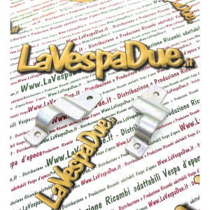 Coppia staffe cavalletto per VESPA 125 VU1T U VM1 VM2 VN1 VN2 150 VL1 VL2 VL3 e modelli esteri ALLSTATE ponticello destro e sinistro con trattamento di zincatura