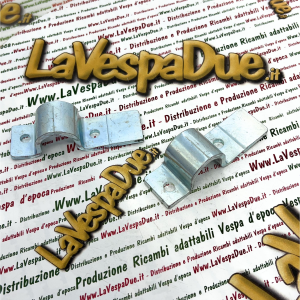 Coppia staffe cavalletto per VESPA 160 GS VSB1T ponticello destro e sinistro con trattamento di zincatura