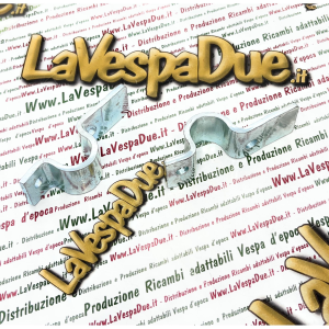 Coppia staffe cavalletto per VESPA 160 GS VSB1T ponticello destro e sinistro con trattamento di zincatura