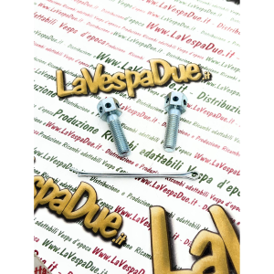 Satz mit 2 7-mm-Schrauben. Komplett mit Zubehör zur Befestigung des Anlasserhebels für VESPA FARO BASSO ITALIENISCHES PRODUKT