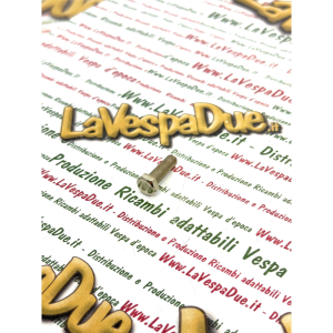 Bullone M5 VESPA 98 125 V98T V1T a V15T V30T a V33T fissaggio fanale posteriore piastrine serbatoio cavalletto testa parafango con trattamento di nichelatura