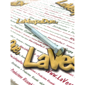 Bullone fissaggio staffa supporto ammortizzatore posteriore al motore per VESPA 150 VB1T GS 150 VS1 VS2 VS3 VS4 VS5 in metallo zincato da mm 9 con esagono chiave mm 14 e lunghezza totale mm 106