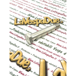 Bullone nichelato fissaggio inferiore ammortizzatore anteriore VESPA 125 V30T V31T V32T V33T prodotto italiano