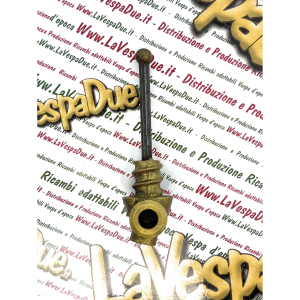 Snodo mozzetto per attacco molla sospensione anteriore VESPA 125 V30T V33T U VU1T VM1T adattabile VESPA V11T a V15T senza ingrassatore nos in bronzo con tubetto e semi sfera