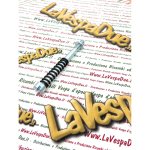 Kit bullone zincato per calotta coppa ruota centrale VESPA 50 90 SS SUPER SPRINT completo di molla e rondella