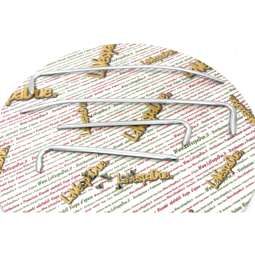 Set fregi in alluminio per parafango e cofani VESPA 150 GL VLA1T con viti prodotto italiano r.o. 094784 610098M