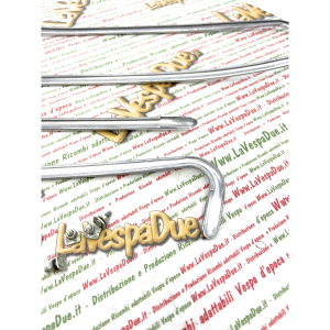 Set fregi in alluminio per parafango e cofani VESPA 150 GL VLA1T con viti prodotto italiano r.o. 094784 610098M