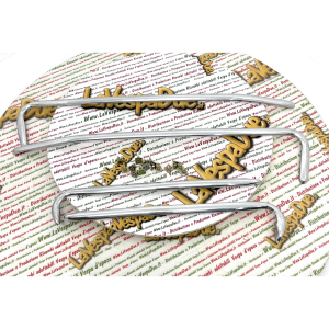 Set fregi in alluminio modello corto per parafango e cofani VESPA 150 GL VLA1T prima serie con viti prodotto italiano r.o. 094784 610098M