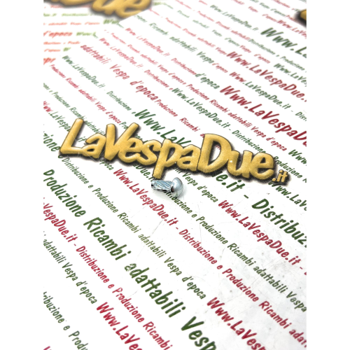 Ribattino perno testa bombata da 4,1 mm per coperchio serratura VESPA 50 90 125 150 180 200 N L R SS SUPER SPORT TS RALLY GT SPRINT GL PIAGGIO APE CIAO PORTER  rivetto automaschiante zincato per fissaggio linguetta autofilettante 