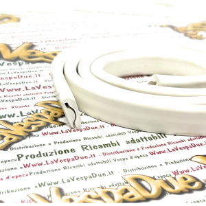 Bordo scudo bianco in gomma per VESPA 50 80 125 PK S XL SS V5X1T V5X2T V5S1T V8X5T VMX1T VMX5T fondo di magazzino profilo parascudo