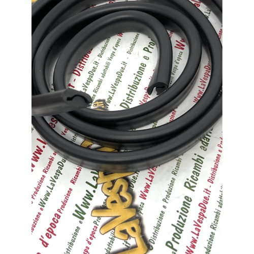 Bordo scudo nero in gomma per VESPA 50 80 125 PK S XL SS V5X1T V5X2T V5S1T V8X5T VMX1T VMX5T fondo di magazzino profilo parascudo